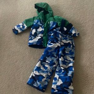 Mini Boden Snowsuit. Bibs and Jacket.